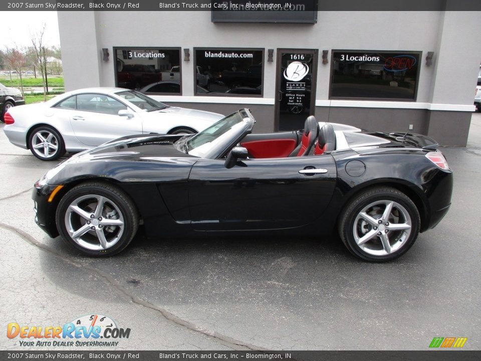 2007 Saturn Sky Roadster Black Onyx / Red Photo #1