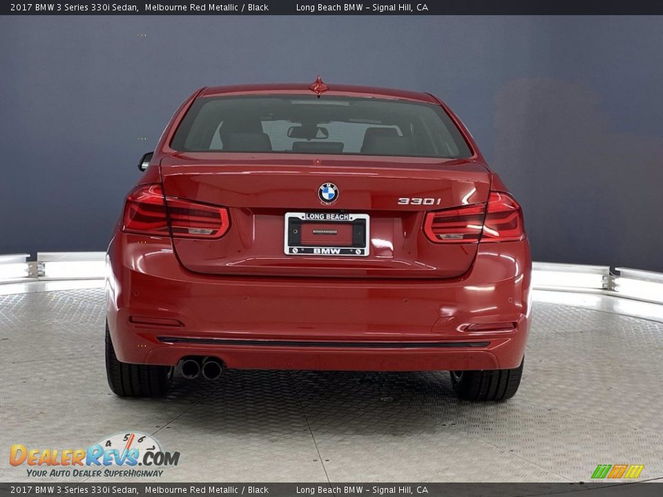 2017 BMW 3 Series 330i Sedan Melbourne Red Metallic / Black Photo #4