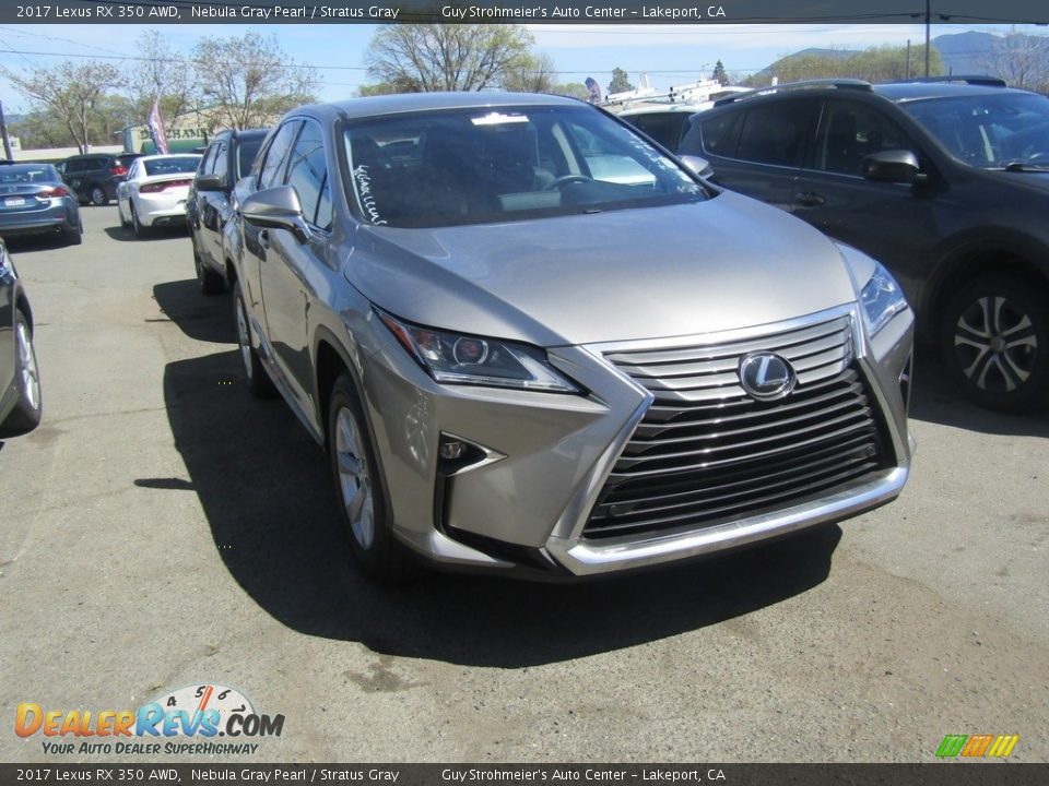 2017 Lexus RX 350 AWD Nebula Gray Pearl / Stratus Gray Photo #1