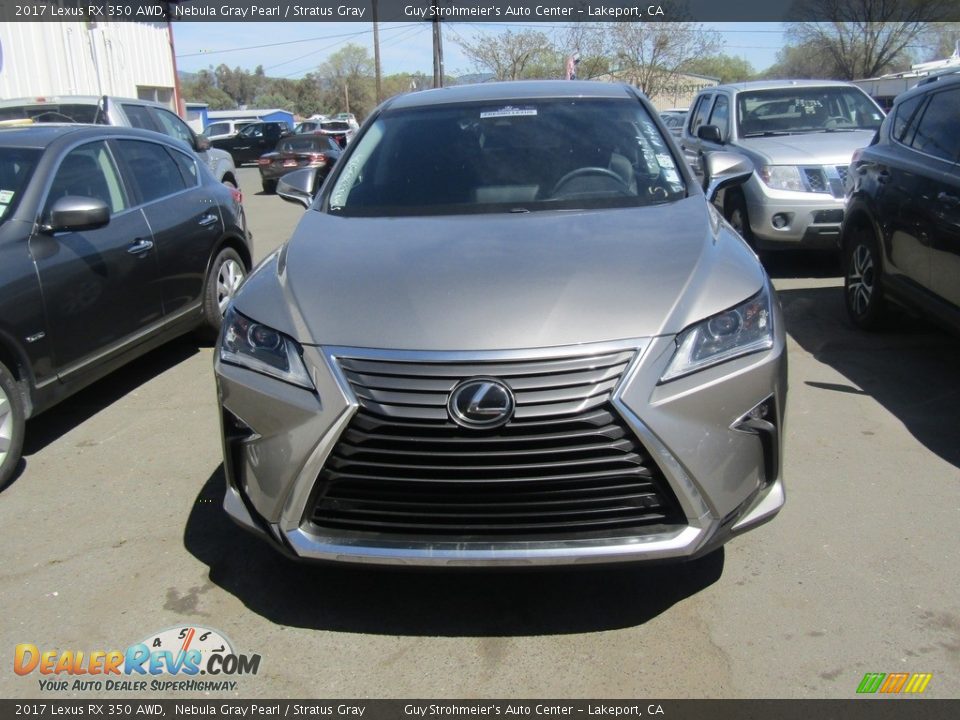 2017 Lexus RX 350 AWD Nebula Gray Pearl / Stratus Gray Photo #2