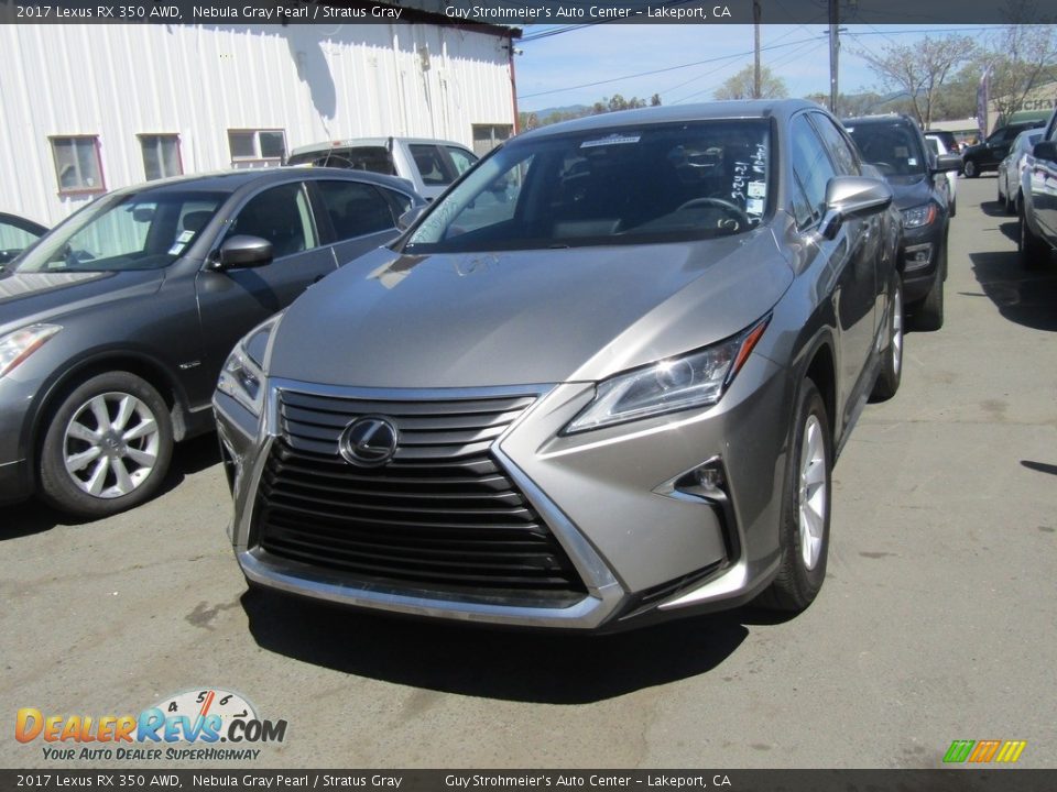 2017 Lexus RX 350 AWD Nebula Gray Pearl / Stratus Gray Photo #3