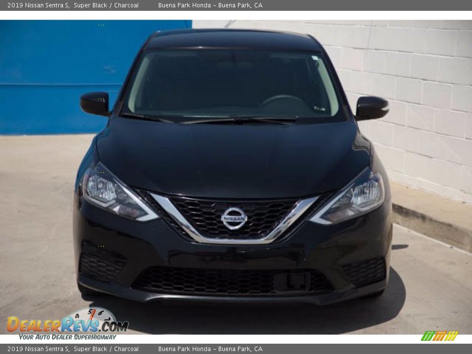 2019 Nissan Sentra S Super Black / Charcoal Photo #7