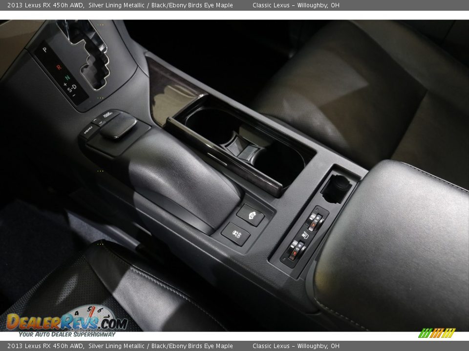 2013 Lexus RX 450h AWD Silver Lining Metallic / Black/Ebony Birds Eye Maple Photo #18