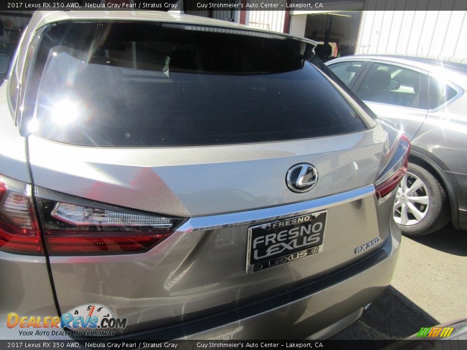 2017 Lexus RX 350 AWD Nebula Gray Pearl / Stratus Gray Photo #11