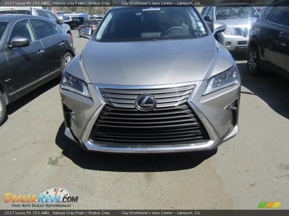 2017 Lexus RX 350 AWD Nebula Gray Pearl / Stratus Gray Photo #14