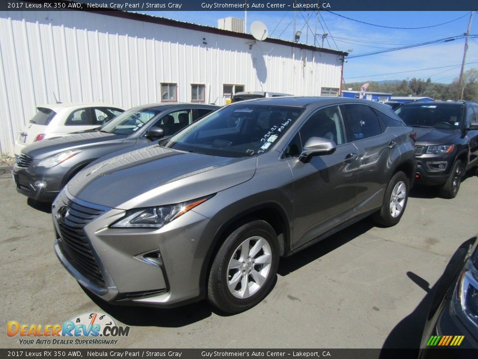 2017 Lexus RX 350 AWD Nebula Gray Pearl / Stratus Gray Photo #15