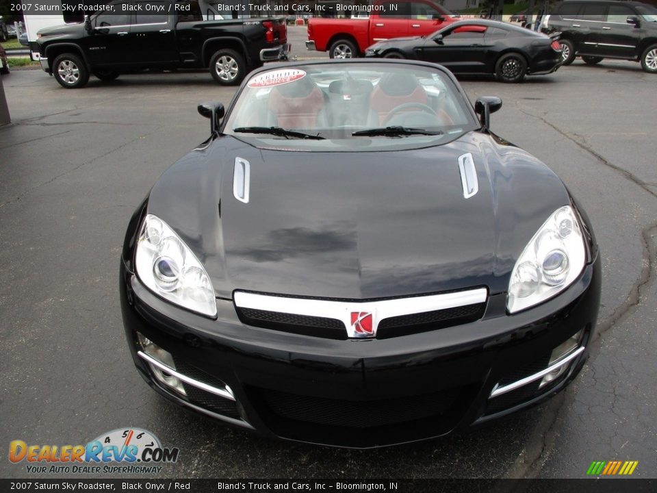 2007 Saturn Sky Roadster Black Onyx / Red Photo #21