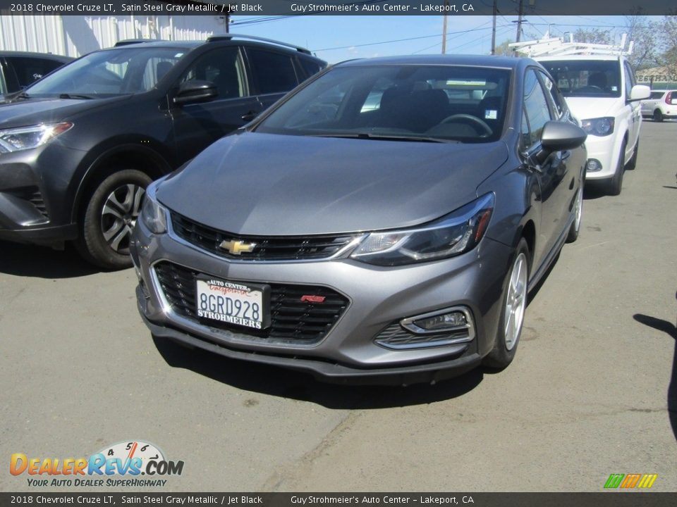 2018 Chevrolet Cruze LT Satin Steel Gray Metallic / Jet Black Photo #3