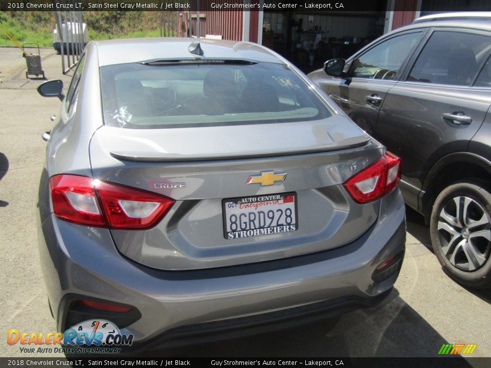 2018 Chevrolet Cruze LT Satin Steel Gray Metallic / Jet Black Photo #4