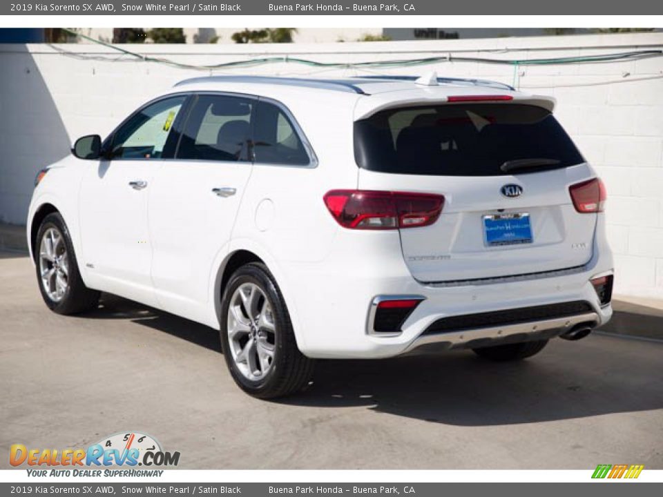 2019 Kia Sorento SX AWD Snow White Pearl / Satin Black Photo #2