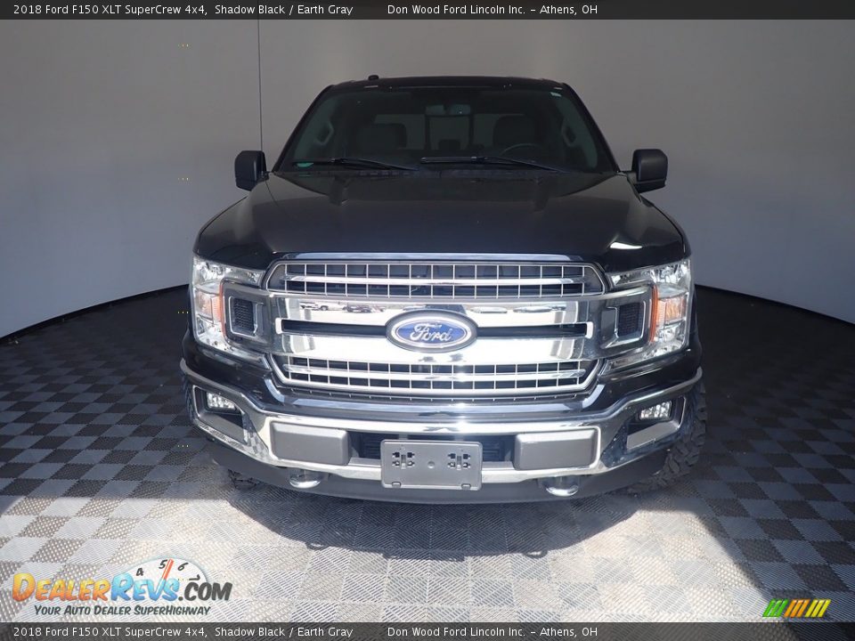 2018 Ford F150 XLT SuperCrew 4x4 Shadow Black / Earth Gray Photo #6