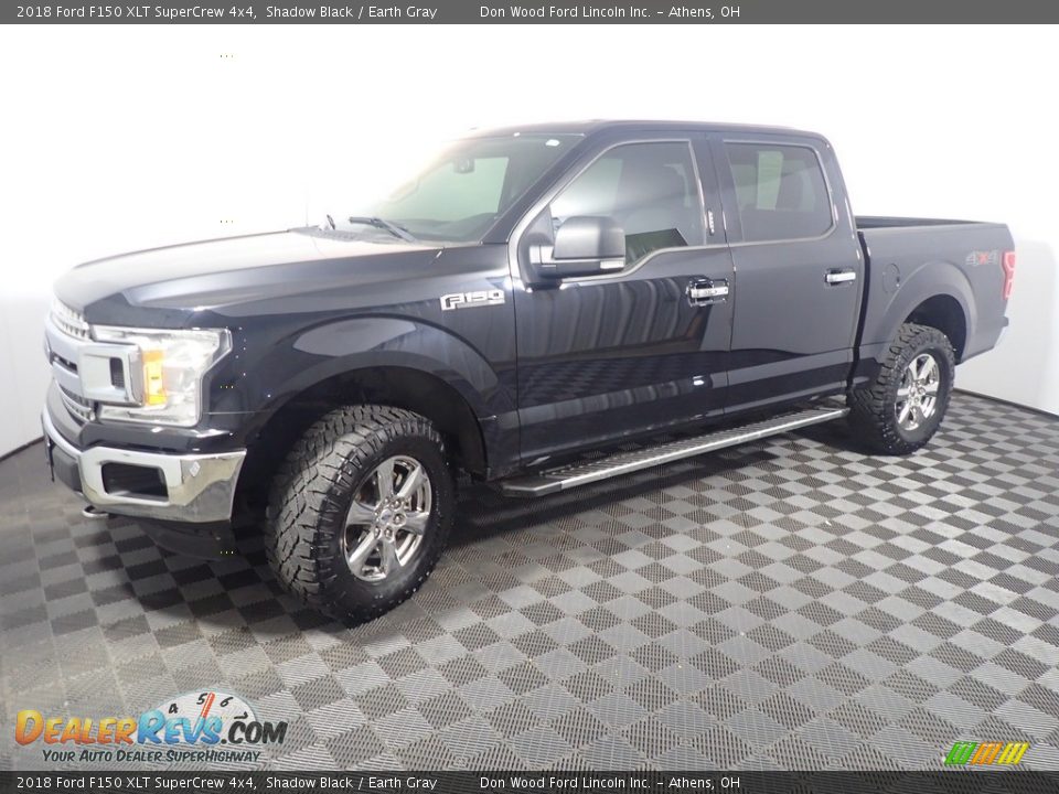 2018 Ford F150 XLT SuperCrew 4x4 Shadow Black / Earth Gray Photo #10