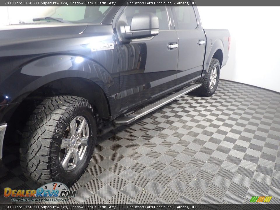 2018 Ford F150 XLT SuperCrew 4x4 Shadow Black / Earth Gray Photo #11