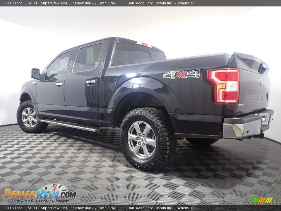 2018 Ford F150 XLT SuperCrew 4x4 Shadow Black / Earth Gray Photo #12