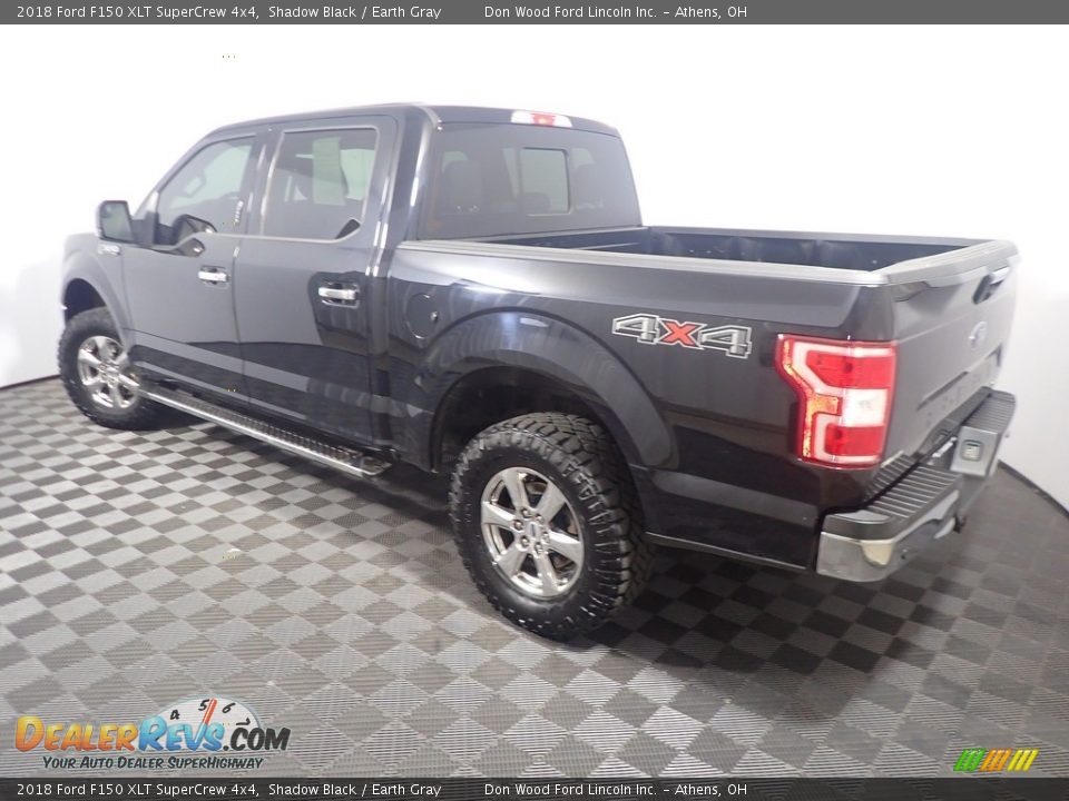 2018 Ford F150 XLT SuperCrew 4x4 Shadow Black / Earth Gray Photo #13