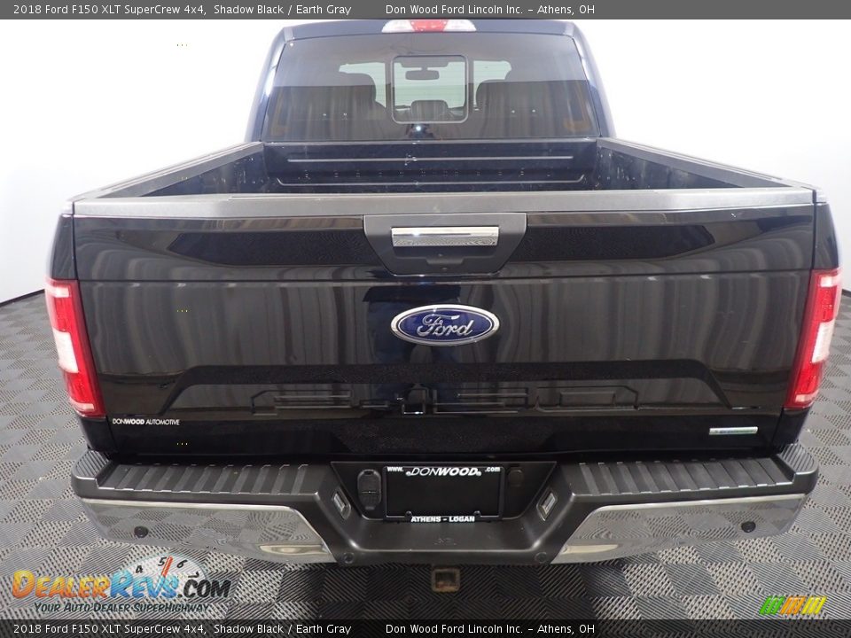 2018 Ford F150 XLT SuperCrew 4x4 Shadow Black / Earth Gray Photo #14