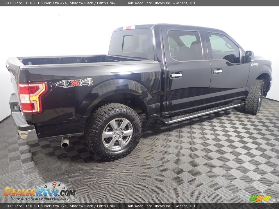 2018 Ford F150 XLT SuperCrew 4x4 Shadow Black / Earth Gray Photo #17