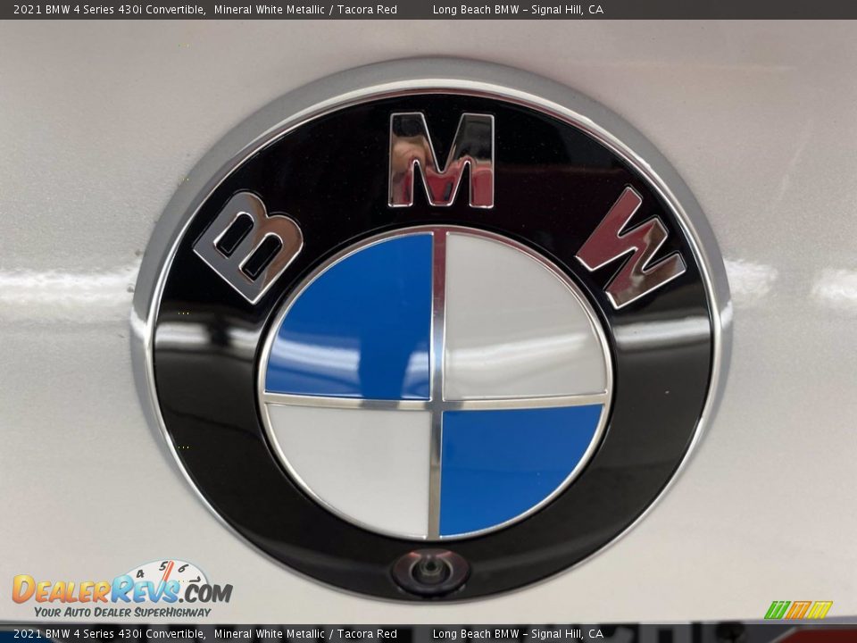 2021 BMW 4 Series 430i Convertible Mineral White Metallic / Tacora Red Photo #7