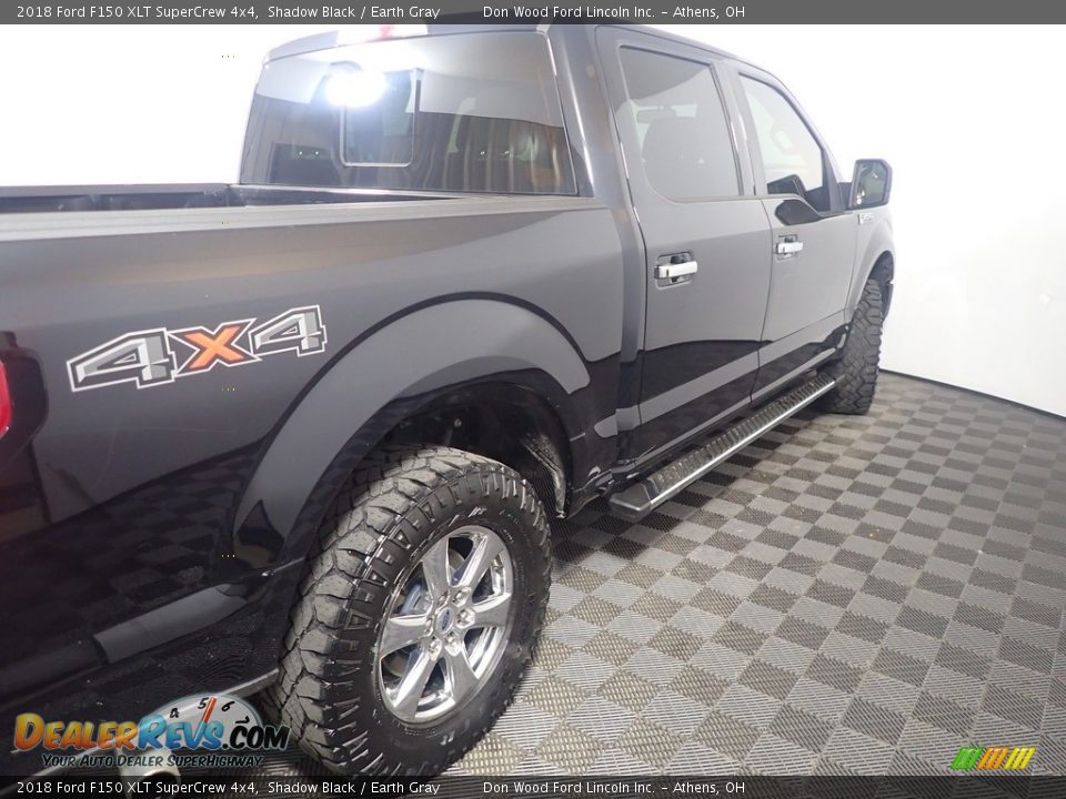 2018 Ford F150 XLT SuperCrew 4x4 Shadow Black / Earth Gray Photo #19