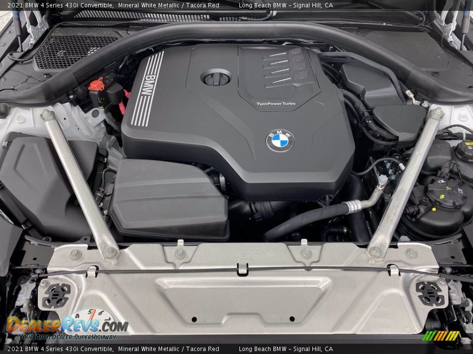 2021 BMW 4 Series 430i Convertible 2.0 Liter DI TwinPower Turbocharged DOHC 16-Valve VVT 4 Cylinder Engine Photo #9