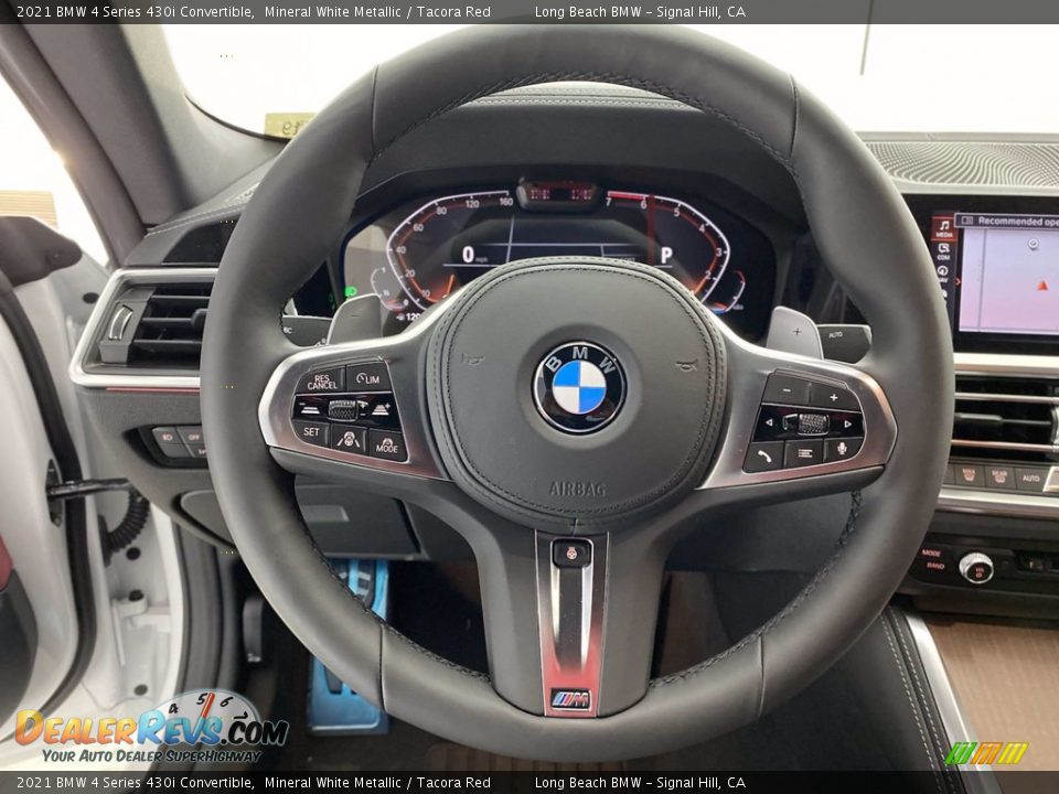 2021 BMW 4 Series 430i Convertible Steering Wheel Photo #14