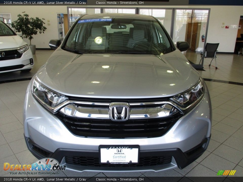 2018 Honda CR-V LX AWD Lunar Silver Metallic / Gray Photo #2