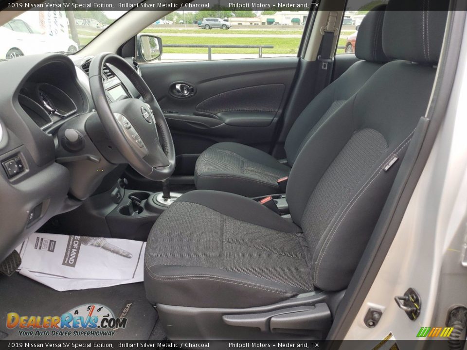 2019 Nissan Versa SV Special Edition Brilliant Silver Metallic / Charcoal Photo #4