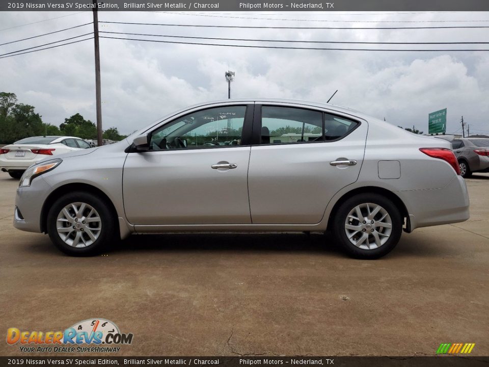 2019 Nissan Versa SV Special Edition Brilliant Silver Metallic / Charcoal Photo #7