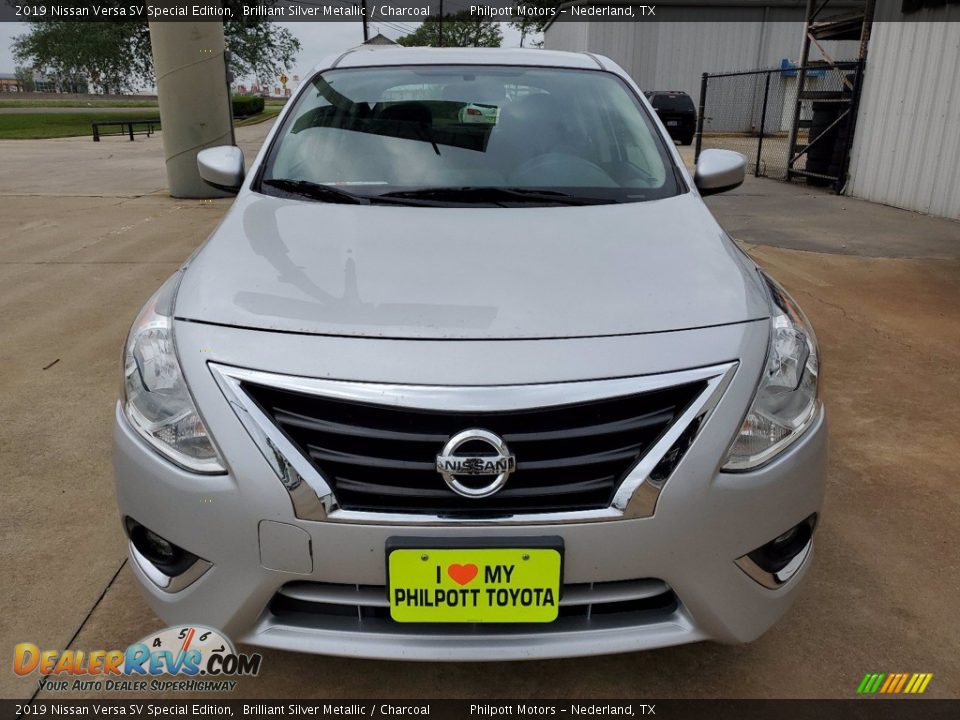 2019 Nissan Versa SV Special Edition Brilliant Silver Metallic / Charcoal Photo #9