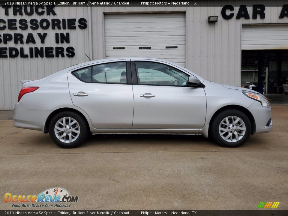 2019 Nissan Versa SV Special Edition Brilliant Silver Metallic / Charcoal Photo #12