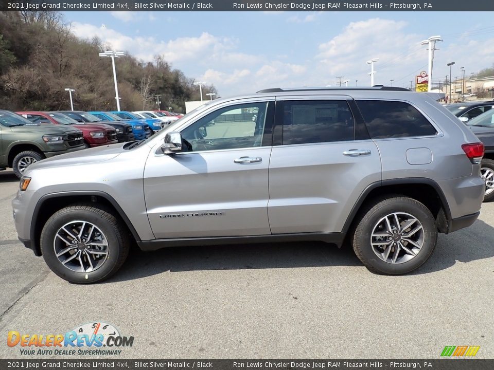 2021 Jeep Grand Cherokee Limited 4x4 Billet Silver Metallic / Black Photo #2