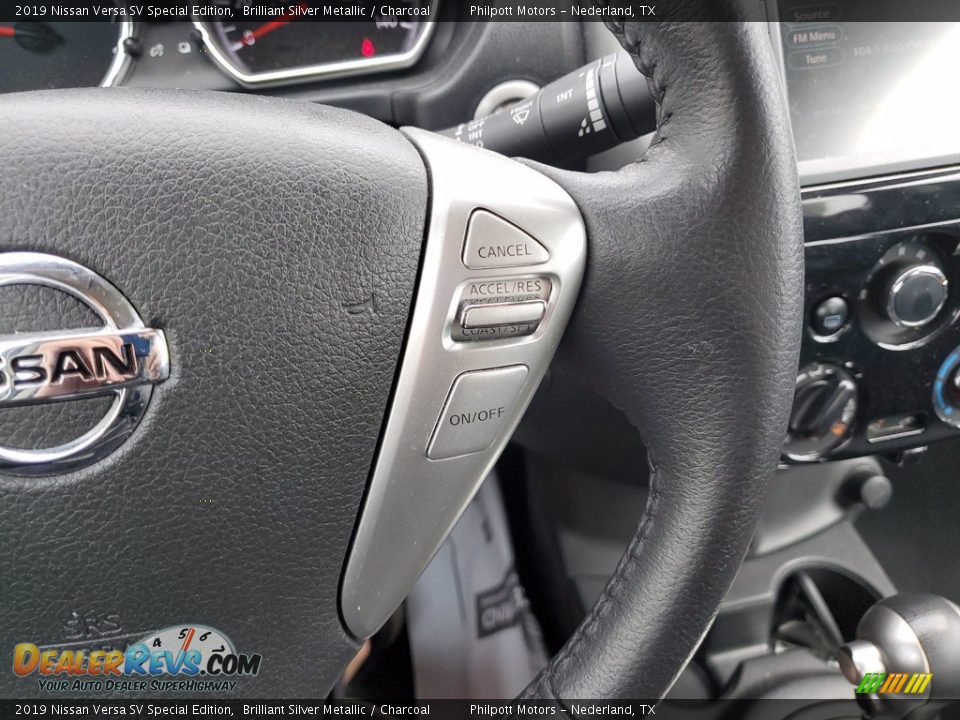 2019 Nissan Versa SV Special Edition Brilliant Silver Metallic / Charcoal Photo #17