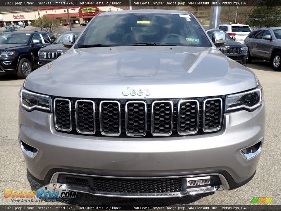 2021 Jeep Grand Cherokee Limited 4x4 Billet Silver Metallic / Black Photo #9