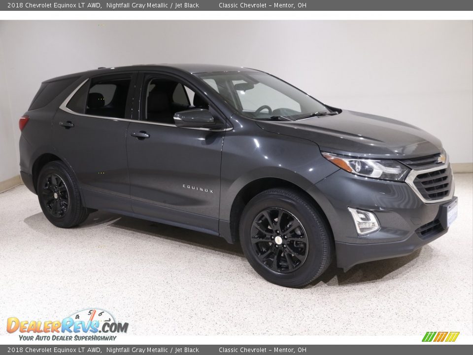 2018 Chevrolet Equinox LT AWD Nightfall Gray Metallic / Jet Black Photo #1