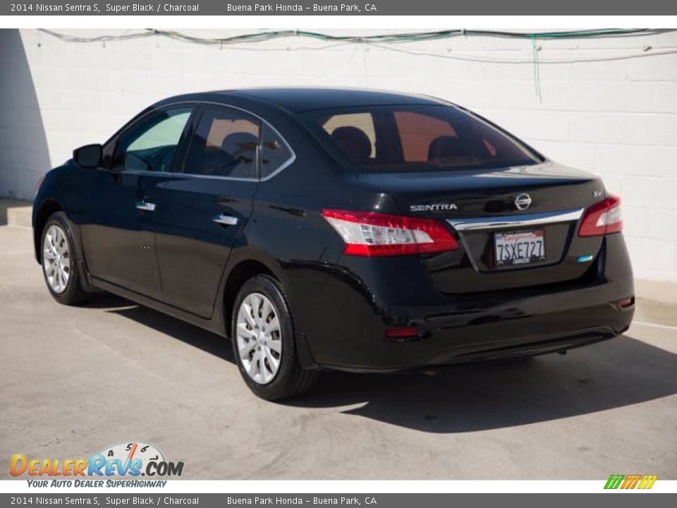 2014 Nissan Sentra S Super Black / Charcoal Photo #2