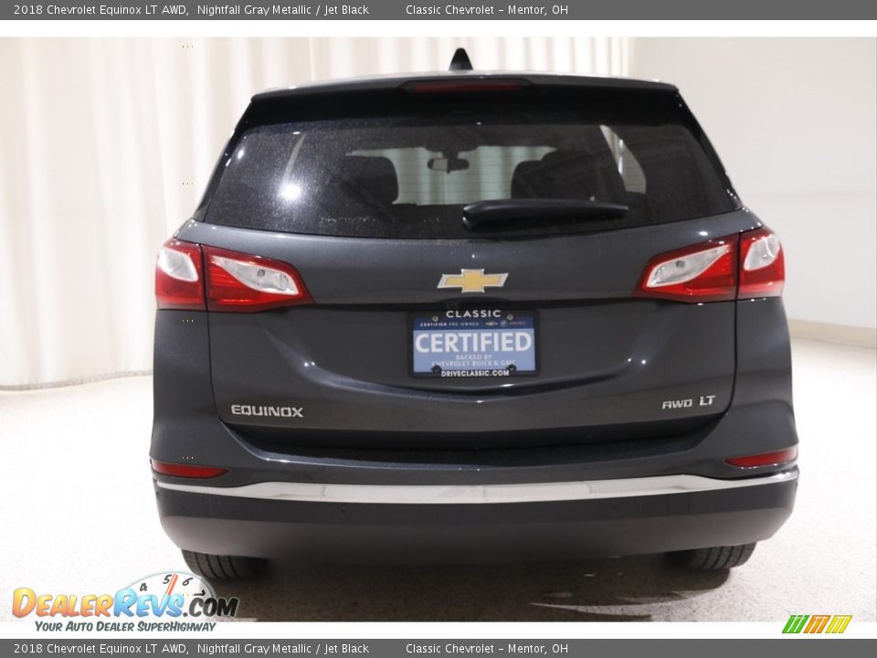 2018 Chevrolet Equinox LT AWD Nightfall Gray Metallic / Jet Black Photo #16