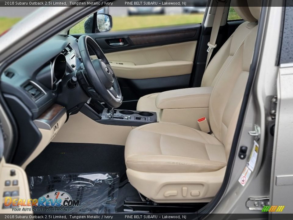 2018 Subaru Outback 2.5i Limited Tungsten Metallic / Ivory Photo #36