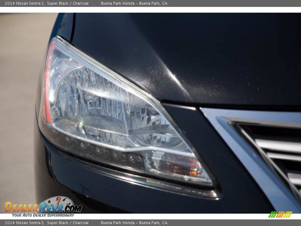 2014 Nissan Sentra S Super Black / Charcoal Photo #8