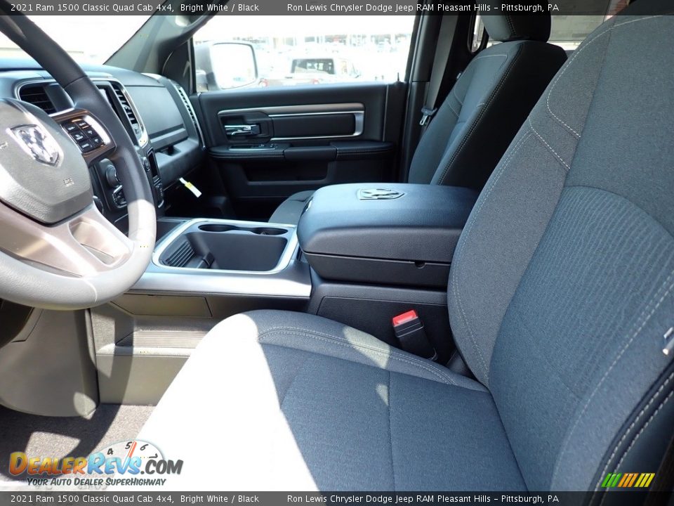 2021 Ram 1500 Classic Quad Cab 4x4 Bright White / Black Photo #10