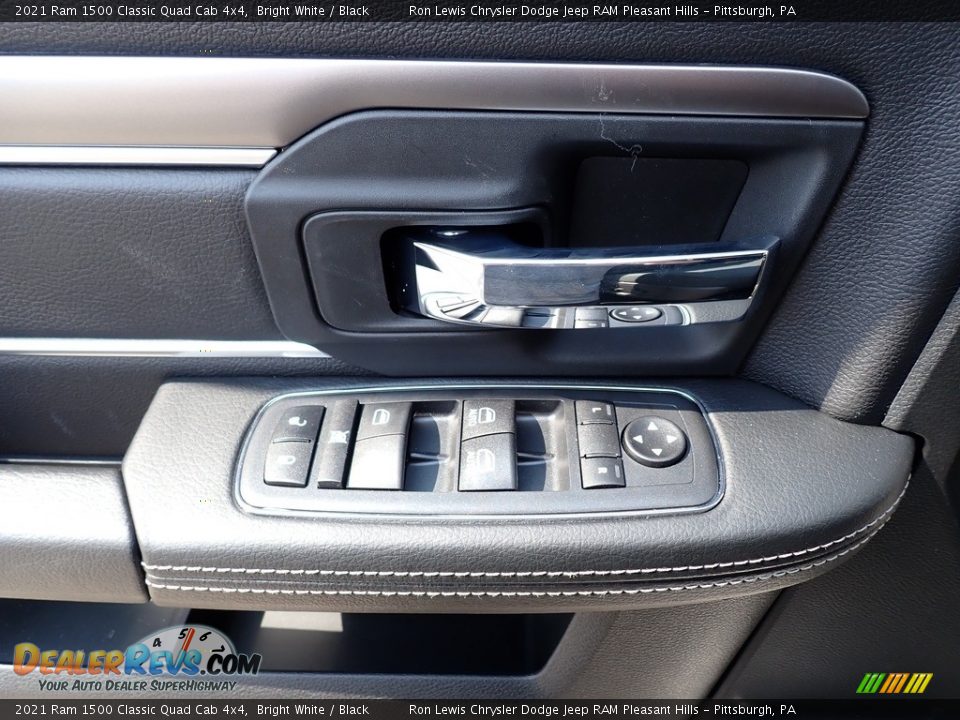 2021 Ram 1500 Classic Quad Cab 4x4 Bright White / Black Photo #14