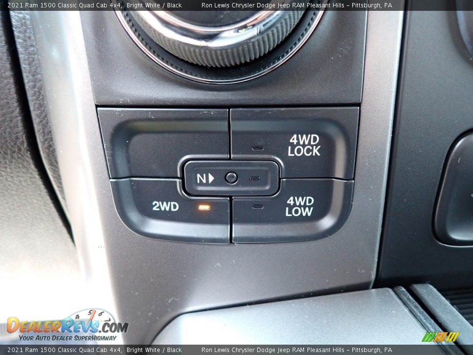 2021 Ram 1500 Classic Quad Cab 4x4 Bright White / Black Photo #17