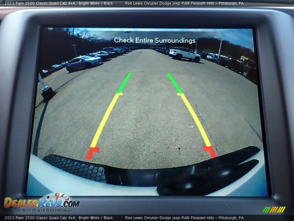 2021 Ram 1500 Classic Quad Cab 4x4 Bright White / Black Photo #19