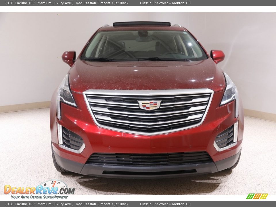 2018 Cadillac XT5 Premium Luxury AWD Red Passion Tintcoat / Jet Black Photo #2