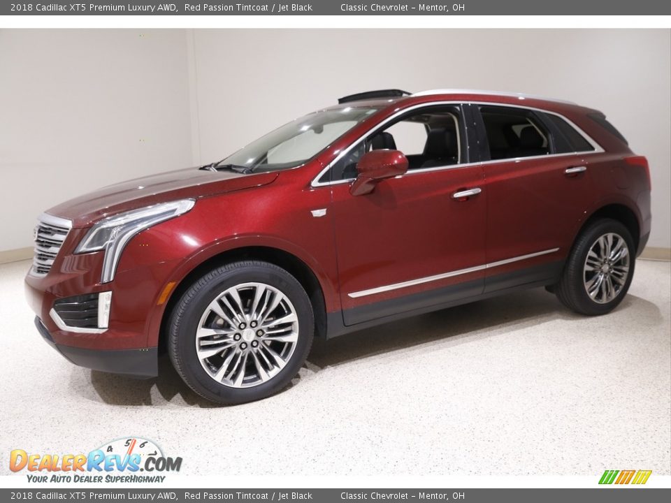 2018 Cadillac XT5 Premium Luxury AWD Red Passion Tintcoat / Jet Black Photo #3