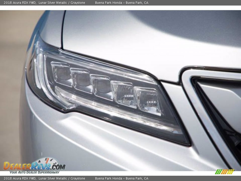 2018 Acura RDX FWD Lunar Silver Metallic / Graystone Photo #8