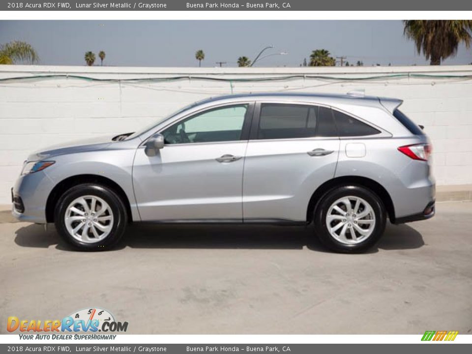 2018 Acura RDX FWD Lunar Silver Metallic / Graystone Photo #10