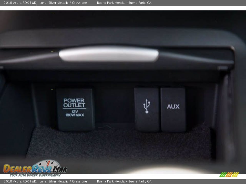 2018 Acura RDX FWD Lunar Silver Metallic / Graystone Photo #17