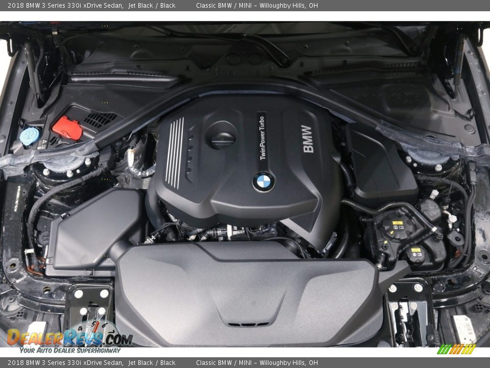 2018 BMW 3 Series 330i xDrive Sedan Jet Black / Black Photo #20
