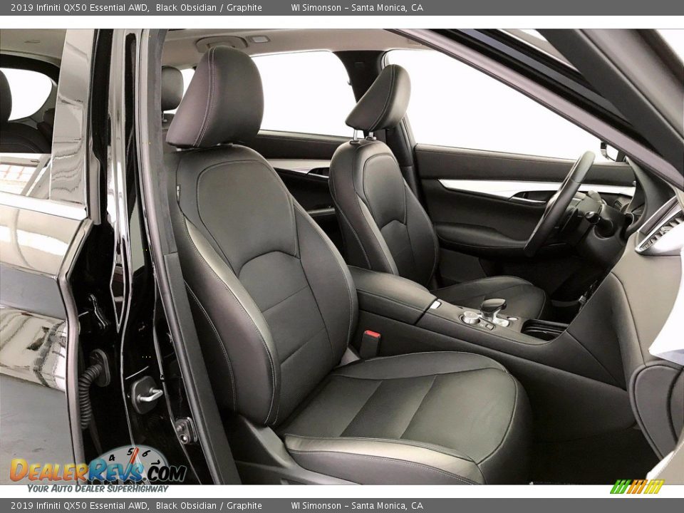 Graphite Interior - 2019 Infiniti QX50 Essential AWD Photo #6