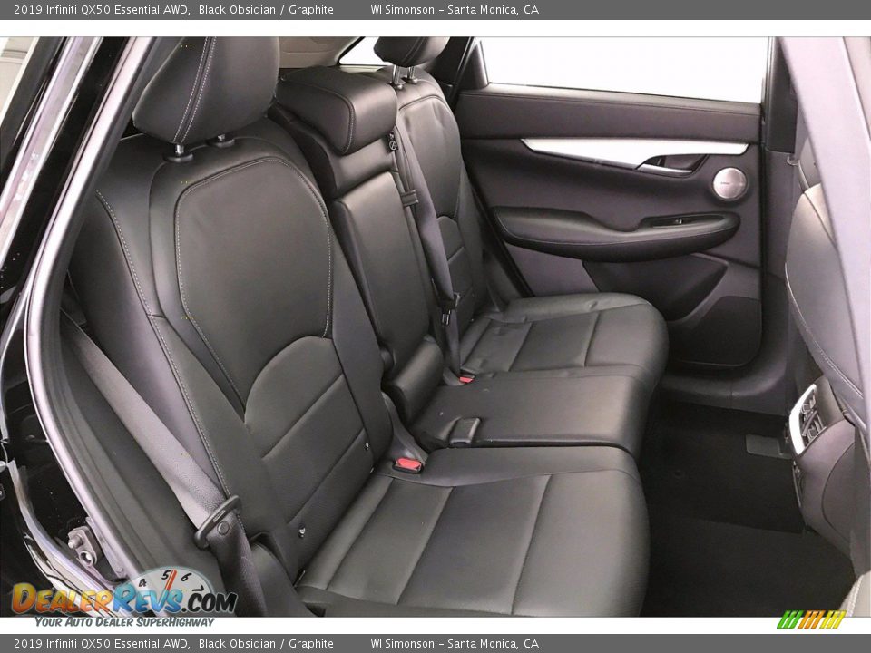 Rear Seat of 2019 Infiniti QX50 Essential AWD Photo #19